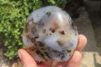 Polished Dendritic Agate Standing Free Forms x 4 From Madagascar - Toprock Gemstones and Minerals 