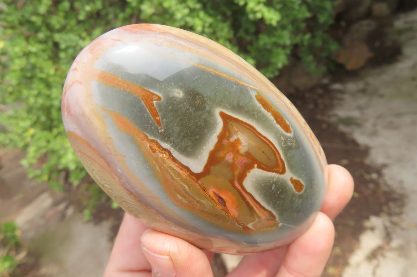 Polished Polychrome Jasper Standing Free Forms x 4 From Madagascar - Toprock Gemstones and Minerals 