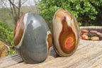 Polished Polychrome Jasper Standing Free Forms x 4 From Madagascar - Toprock Gemstones and Minerals 