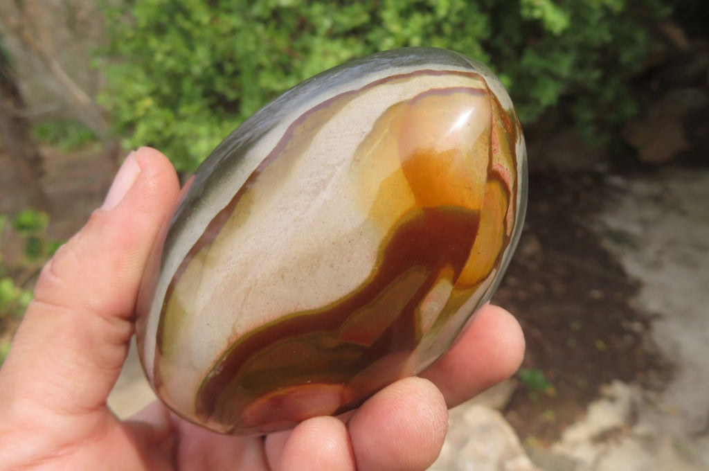 Polished Polychrome Jasper Standing Free Forms x 4 From Madagascar - Toprock Gemstones and Minerals 