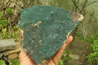 Natural Crystalline Malachite Specimens x 2 From Kasompe, Congo - Toprock Gemstones and Minerals 