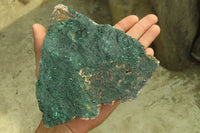 Natural Crystalline Malachite Specimens x 2 From Kasompe, Congo - Toprock Gemstones and Minerals 