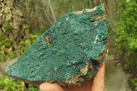 Natural Crystalline Malachite Specimens x 2 From Kasompe, Congo - Toprock Gemstones and Minerals 