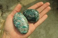Polished Rare Emerald Mica In Matrix Free Forms x 12 From Mutoko, Zimbabwe - Toprock Gemstones and Minerals 