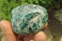 Polished Rare Emerald Mica In Matrix Free Forms x 12 From Mutoko, Zimbabwe - Toprock Gemstones and Minerals 