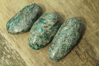 Polished Rare Emerald Mica In Matrix Free Forms x 12 From Mutoko, Zimbabwe - Toprock Gemstones and Minerals 