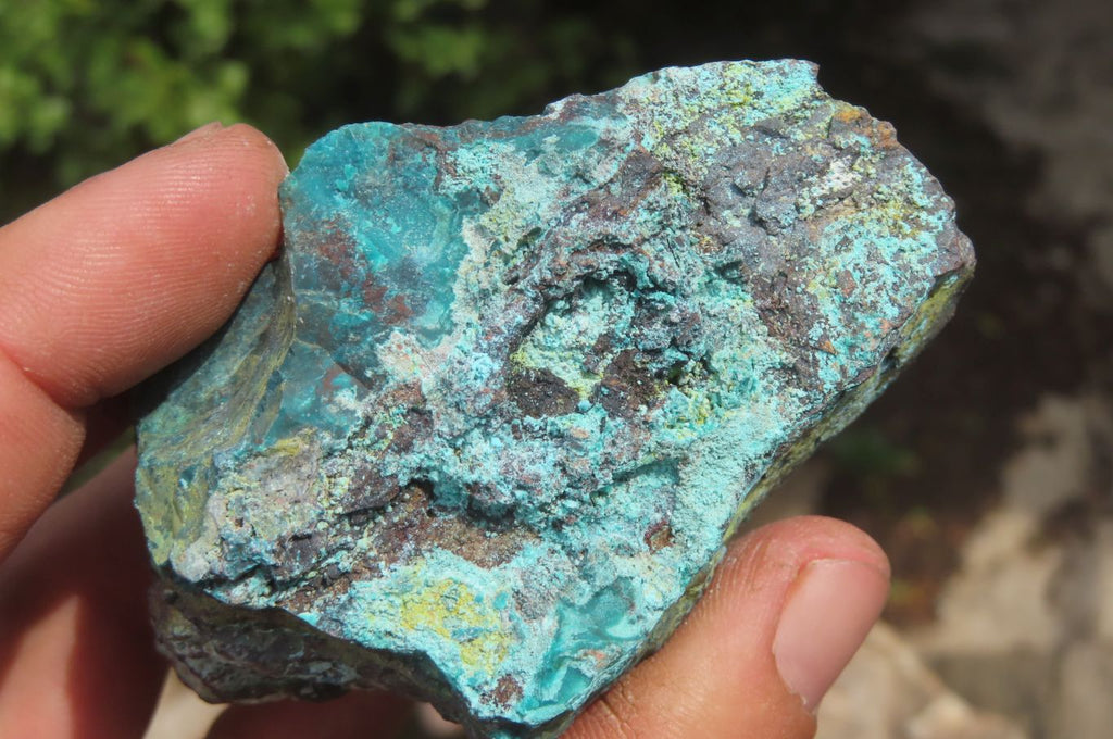 Natural Shattuckite Matrix Cobbed Specimens x 7 From Namibia - Toprock Gemstones and Minerals 