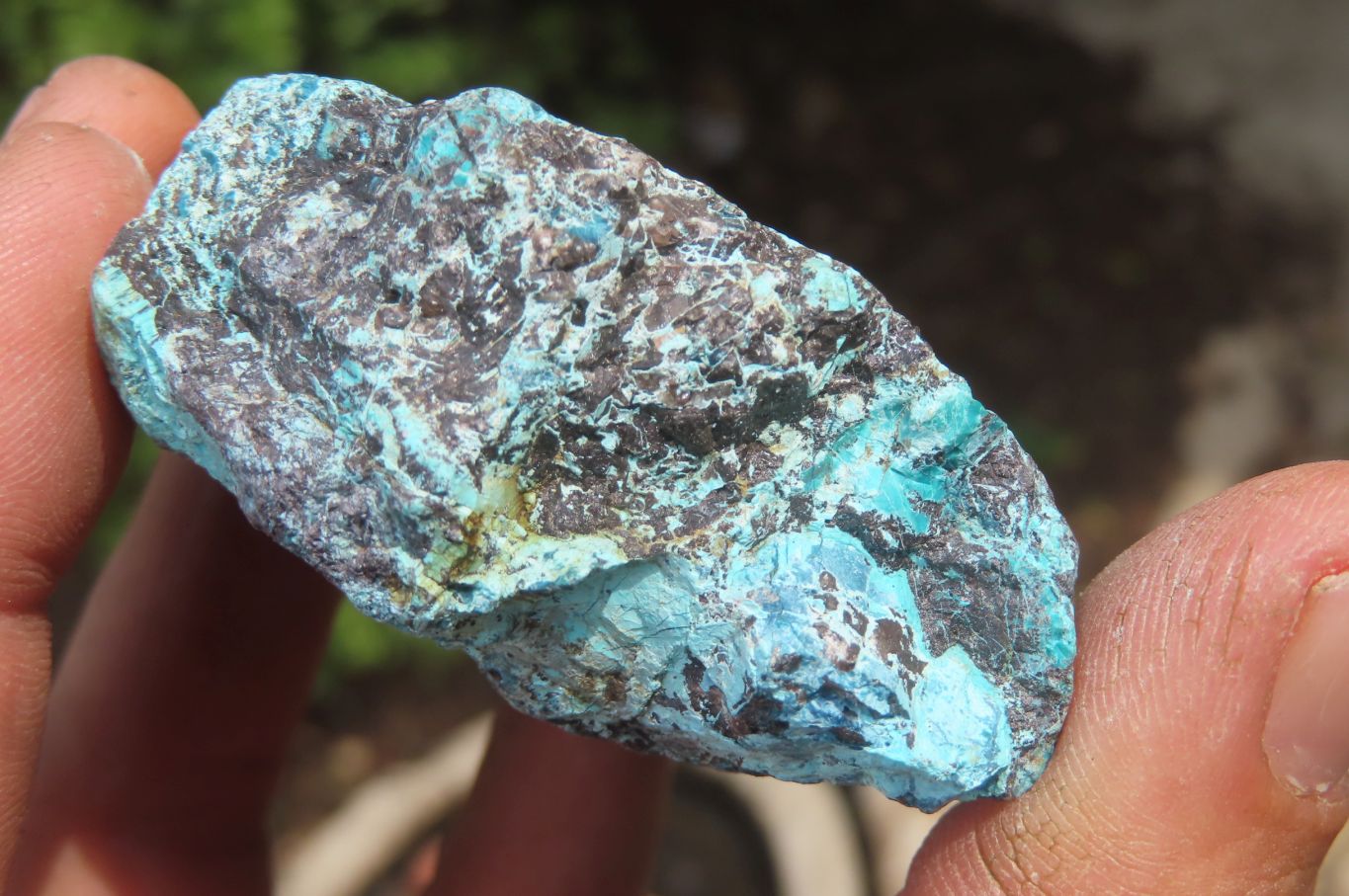 Natural Shattuckite Matrix Cobbed Specimens x 7 From Namibia - Toprock Gemstones and Minerals 