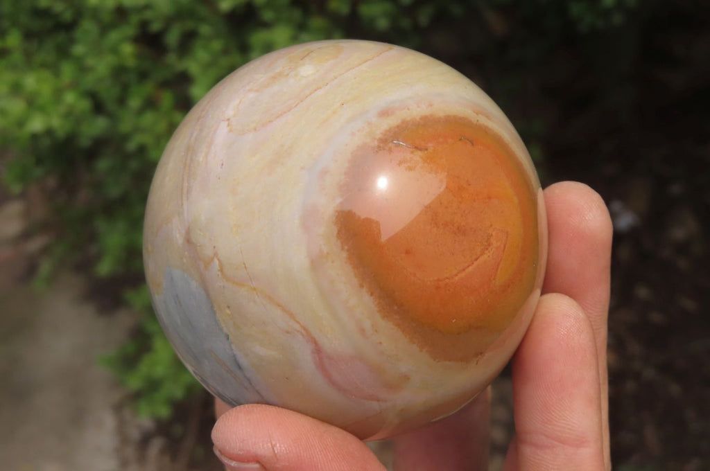 Polished Polychrome Jasper Spheres x 2 From Madagascar - Toprock Gemstones and Minerals 
