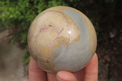 Polished Polychrome Jasper Spheres x 2 From Madagascar - Toprock Gemstones and Minerals 