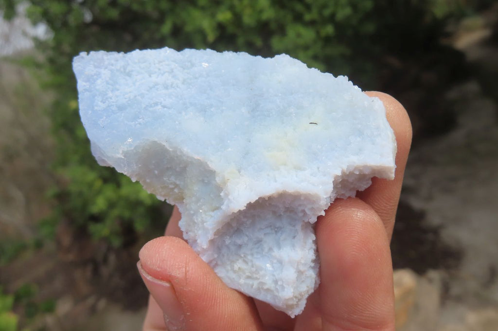 Natural Etched Blue Chalcedony Specimens x 36 From Nsanje, Malawi - Toprock Gemstones and Minerals 