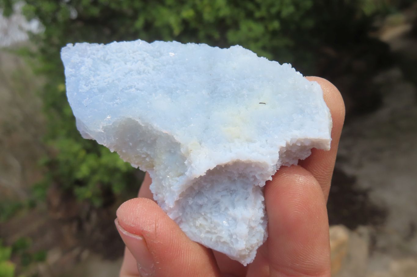 Natural Etched Blue Chalcedony Specimens x 36 From Nsanje, Malawi - Toprock Gemstones and Minerals 