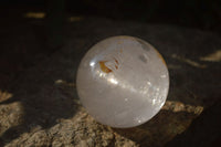 Polished Clear Quartz Crystal Balls x 2 From Madagascar - Toprock Gemstones and Minerals 