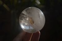 Polished Clear Quartz Crystal Balls x 2 From Madagascar - Toprock Gemstones and Minerals 