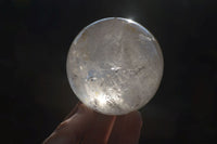 Polished Clear Quartz Crystal Balls x 2 From Madagascar - Toprock Gemstones and Minerals 