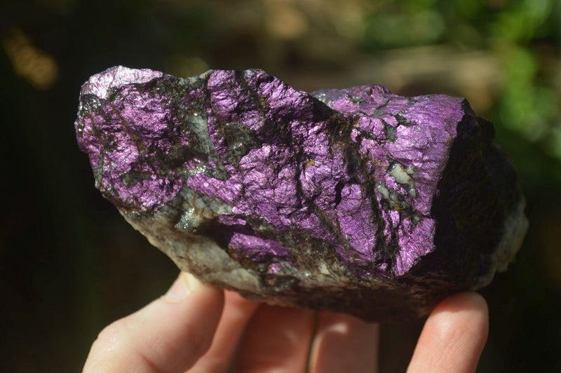 Natural Metallic Purpurite Cobbed Specimens x 6 From Erongo, Namibia - Toprock Gemstones and Minerals 