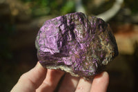 Natural Metallic Purpurite Cobbed Specimens x 6 From Erongo, Namibia - Toprock Gemstones and Minerals 