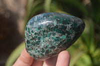 Polished Rare Emerald Mica In Matrix Standing Free Forms x 3 From Mutoko, Zimbabwe - Toprock Gemstones and Minerals 
