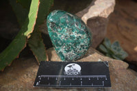 Polished Rare Emerald Mica In Matrix Standing Free Forms x 3 From Mutoko, Zimbabwe - Toprock Gemstones and Minerals 