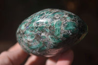 Polished Rare Emerald Mica In Matrix Standing Free Forms x 3 From Mutoko, Zimbabwe - Toprock Gemstones and Minerals 