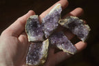 Natural Zululand Amethyst Agate Plate Specimens x 24 From South Africa - Toprock Gemstones and Minerals 