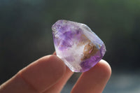 Polished Window Amethyst Quartz Crystals x 20 From Akansobe, Madagascar - Toprock Gemstones and Minerals 