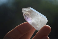 Polished Window Amethyst Quartz Crystals x 20 From Akansobe, Madagascar - Toprock Gemstones and Minerals 