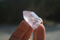 Polished Window Amethyst Quartz Crystals x 20 From Akansobe, Madagascar - Toprock Gemstones and Minerals 