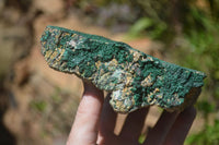 Natural Botryoidal Malachite Specimens x 2 From Tenke Fungurume, Congo - Toprock Gemstones and Minerals 