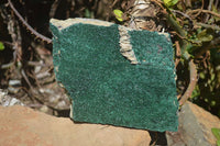 Natural Botryoidal Malachite Specimens x 2 From Tenke Fungurume, Congo - Toprock Gemstones and Minerals 