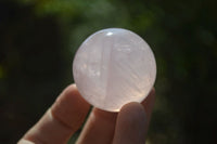 Polished Rose Quartz Spheres x 6 From Madagascar - Toprock Gemstones and Minerals 