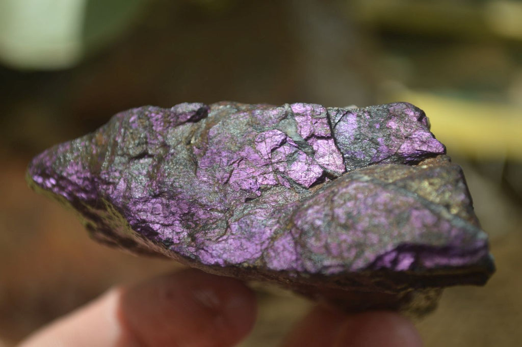 Natural Metallic Purpurite Cobbed Specimens x 12 From Erongo, Namibia - Toprock Gemstones and Minerals 