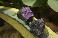 Natural Metallic Purpurite Cobbed Specimens x 12 From Erongo, Namibia - Toprock Gemstones and Minerals 