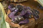 Natural Metallic Purpurite Cobbed Specimens x 12 From Erongo, Namibia - Toprock Gemstones and Minerals 