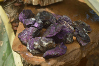 Natural Metallic Purpurite Cobbed Specimens x 12 From Erongo, Namibia - Toprock Gemstones and Minerals 