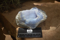 Natural Blue Lace Agate Geode Specimens x 2 From Nsanje, Malawi - Toprock Gemstones and Minerals 
