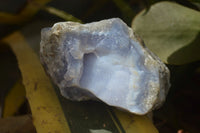 Natural Blue Lace Agate Geode Specimens x 2 From Nsanje, Malawi - Toprock Gemstones and Minerals 