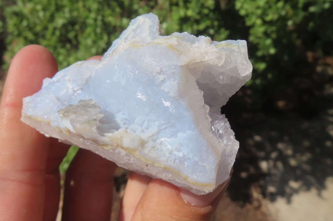 Natural Etched Blue Chalcedony Specimens x 12 From Nsanje, Malawi - Toprock Gemstones and Minerals 