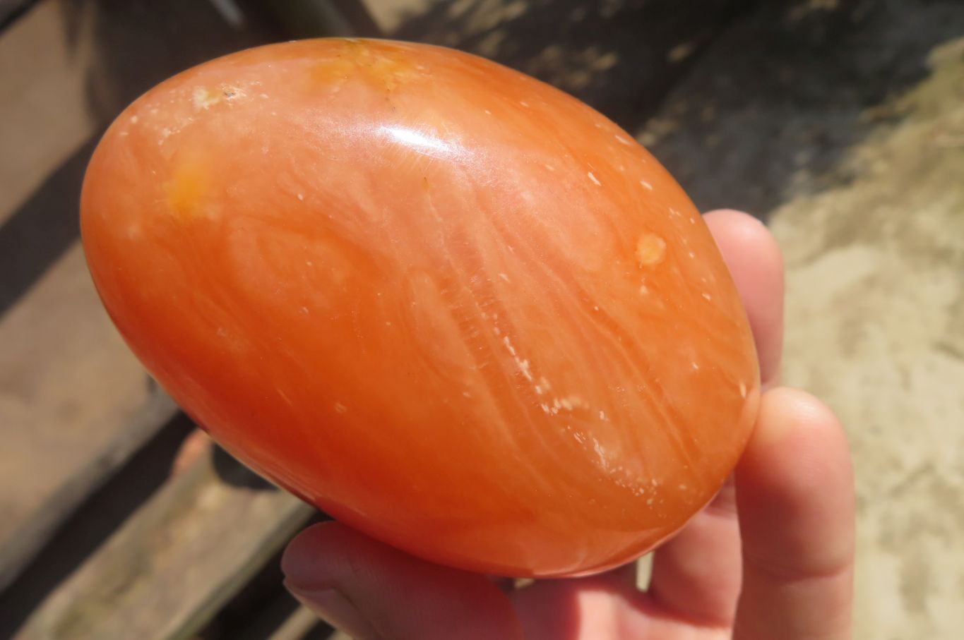 Polished Orange Twist Calcite Standing Free Forms x 2 From Madagascar - Toprock Gemstones and Minerals 