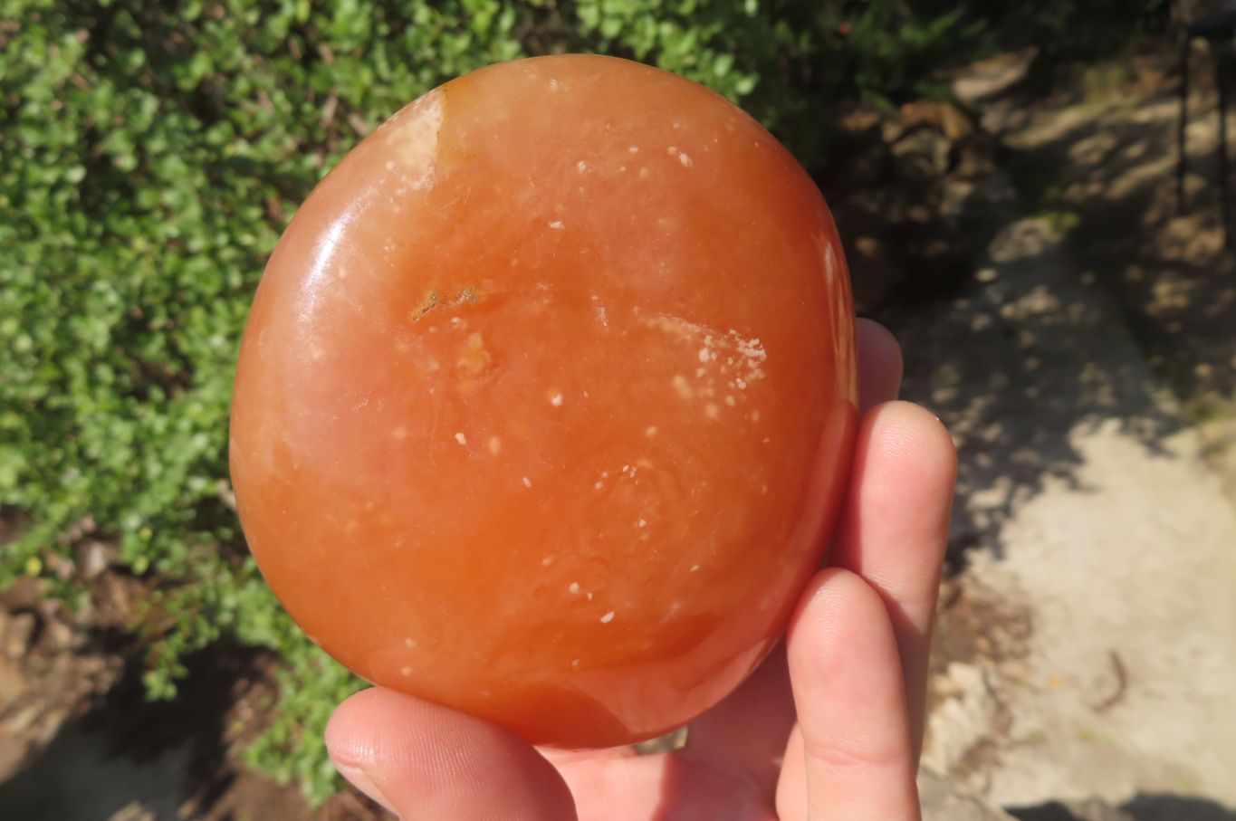 Polished Orange Twist Calcite Standing Free Forms x 2 From Madagascar - Toprock Gemstones and Minerals 