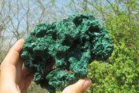Natural Silky Malachite Specimen x 1 From Kasompe, Congo - Toprock Gemstones and Minerals 