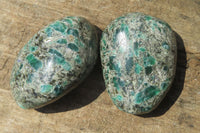 Polished Rare Emerald Mica In Matrix Free Forms x 12 From Mutoko, Zimbabwe - Toprock Gemstones and Minerals 