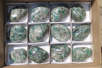 Polished Rare Emerald Mica In Matrix Free Forms x 12 From Mutoko, Zimbabwe - Toprock Gemstones and Minerals 