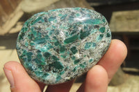 Polished Rare Emerald Mica In Matrix Free Forms x 12 From Mutoko, Zimbabwe - Toprock Gemstones and Minerals 