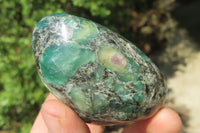 Polished Rare Emerald Mica In Matrix Free Forms x 12 From Mutoko, Zimbabwe - Toprock Gemstones and Minerals 