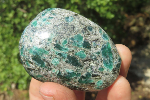 Polished Rare Emerald Mica In Matrix Free Forms x 12 From Mutoko, Zimbabwe - Toprock Gemstones and Minerals 