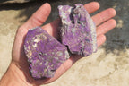 Natural Metallic Purpurite Cobbed Specimens x 6 From Erongo, Namibia - Toprock Gemstones and Minerals 