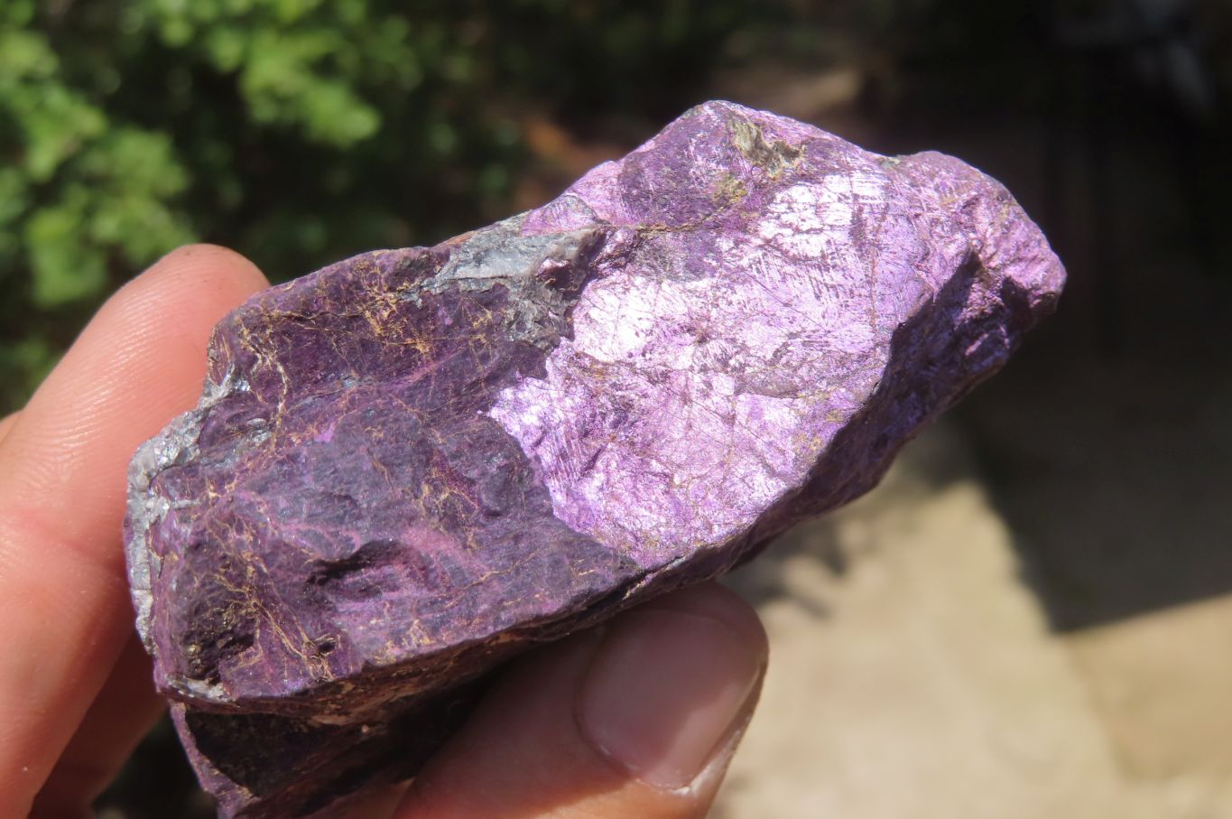 Natural Metallic Purpurite Cobbed Specimens x 6 From Erongo, Namibia - Toprock Gemstones and Minerals 
