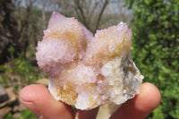 Natural Ametrine Spirit Quartz Clusters x 12 From Boekenhouthoek, South Africa