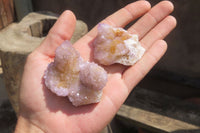 Natural Ametrine Spirit Quartz Clusters x 12 From Boekenhouthoek, South Africa